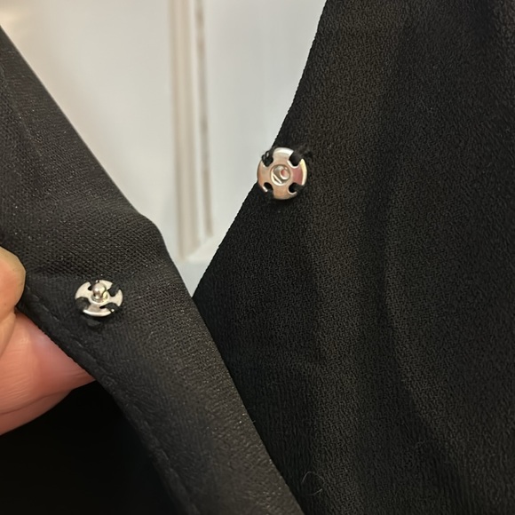 Beautiful Black Dressier Romper - sz L - Picture 4 of 9